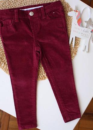 Вельветові джинси скіні denim co на дівчинку 1.5-2 роки