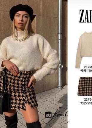 Свитер вязаный zara3 фото