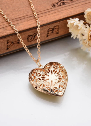 Красивий ланцюжок із кулоном серце