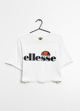 Топ футболка біла , кроп топ від ellesse