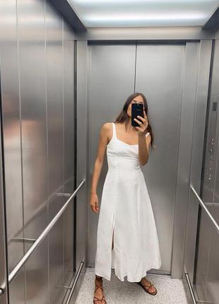 Сукня льон zara