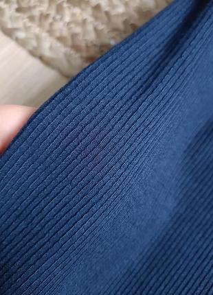 Платье в рубчик по фигуре с вырезом спереди от zara, размер m5 фото