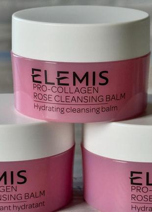 Elemis розовий очищуючий бальзам pro-collagen elemis pro-collagen rose cleansing balm