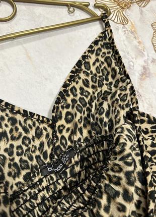 Леопардовое платье4 фото