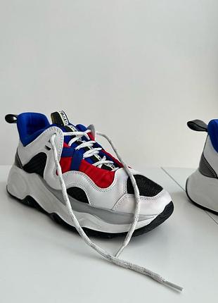 Fabi кроссовки натуральная кожа италия