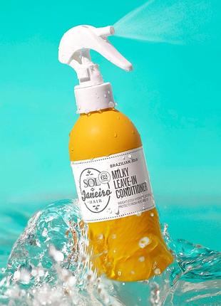 Несмываемый кондиционер для волос sol de janeiro brazilian joia milky leave-in conditioner 30ml