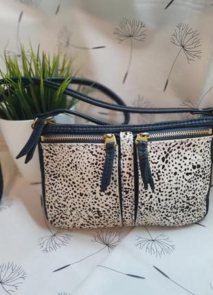 Кожаная сумка fossil