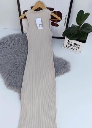 Сукня міді в рубчик  від zara, розмір s, m