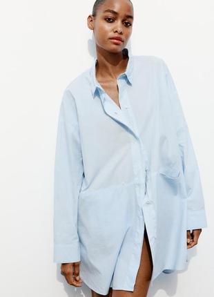 Платье-рубашка zara, рубашка zara