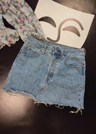 Джинсова спідниця fake levi's