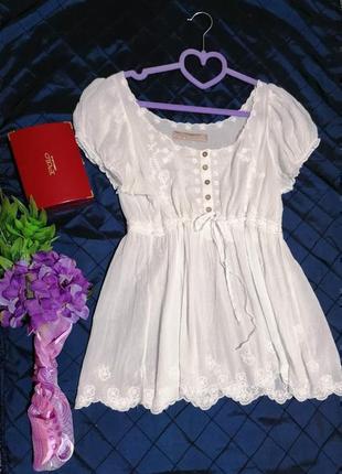 Натуральна блуза з вишивкою👚culture👚