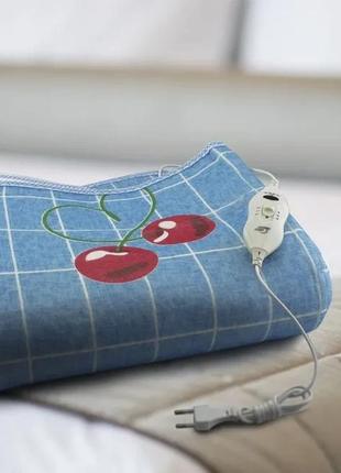 Електропростирадло electric blanket 150*160 blue cherry ms