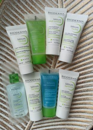 💚bioderma sebium мініатюри, вся серія