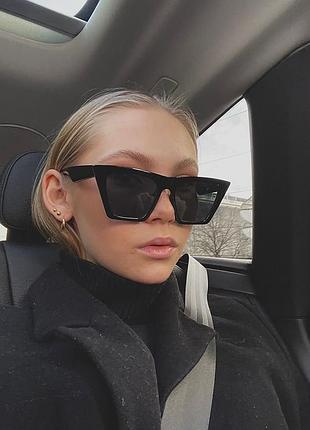 Большие черные квадратные очки 💖