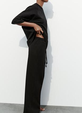 Zara спортивні штани палаццо2 фото