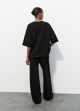 Zara спортивні штани палаццо4 фото