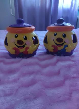 Горщик фірми fisher price на англійській мові залишився