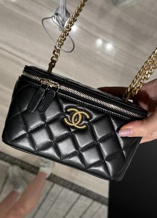 Chanel vanity bag шатель сумка ванити вените