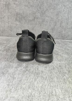 Женские текстильные кроссовки мокасины черные6 фото