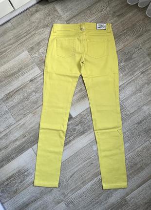 Яркие желтые джинсы скинни2 фото