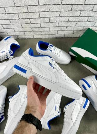 Белые кеды кроссовки пума классик puma ca pro classic