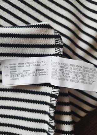 Структурированное трикотажное платье в полоску из новых коллекций от zara10 фото