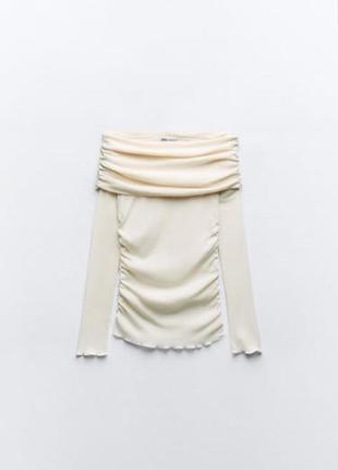 Кофта со сборками zara
