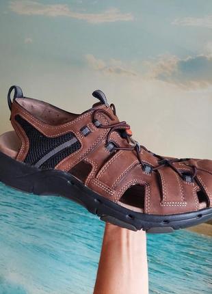 Шкіряні сандалії clarks, 9.5 g
