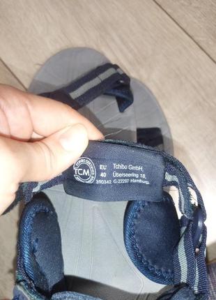 Спортивні босоніжки сандалі tcm tchibo 40-41 р.6 фото
