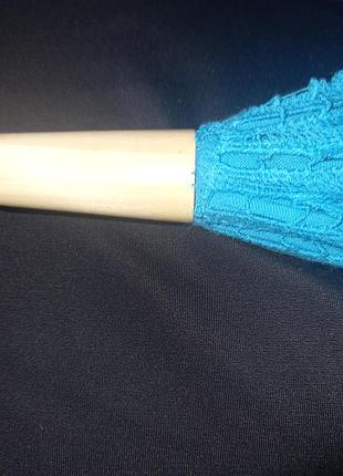 Зонт от солнца. буранские кружева. оригинал. италия. темно- голубой.