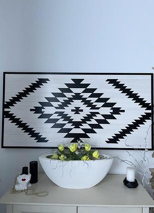 Картина в этно стиле. мозаика по дереву.современный интерьер.