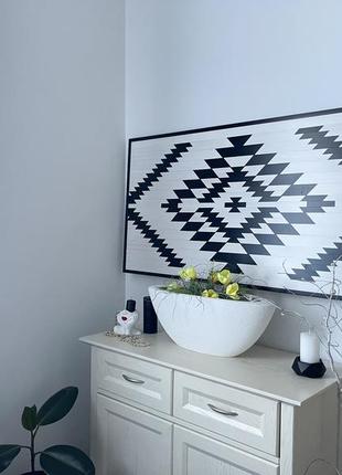 Картина в этно стиле. мозаика по дереву.современный интерьер.