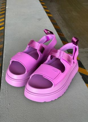Ugg goldenglow sandals pink, жіночі сандалі, босоніжки, женские сандали, босоножки