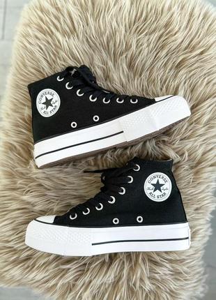 All black converse white sole sales