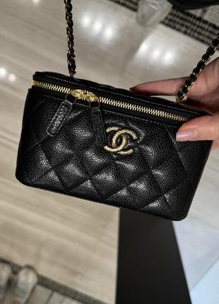 Chanel vanity bag шатель сумка ванити вените