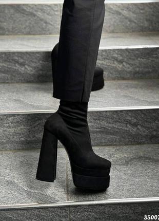 Ботильоны братец на высоком, устойчивом каблуке