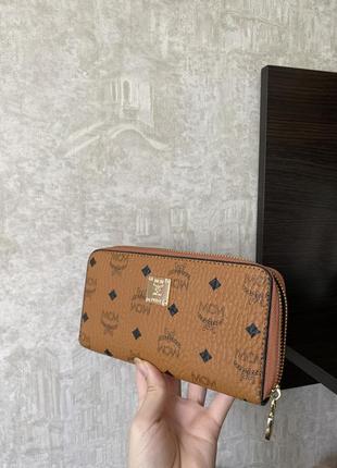 Гаманець mcm, клатч, кошелек, шкіряний гаманець