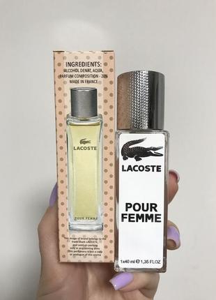 Жіночий тестер lacoste pour femme 40 мл1 фото