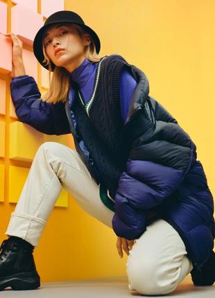 Пуховик uniqlo оверсайз