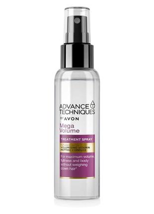 Сироватка-спрей для волосся "мега об ем", 100 мл. avon mega volume