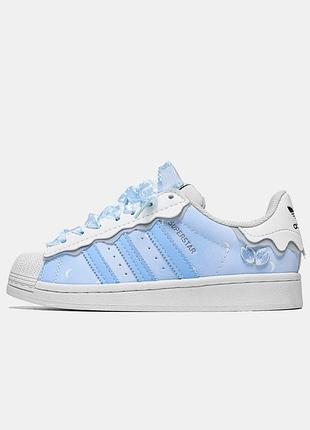 Кроссовки adidas superstar 'cricket blue'