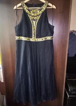 Шовкова сукня monsoon, plus size 54