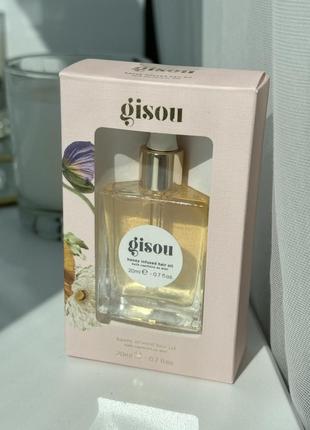 Олія для волосся від gisou mini honey infused hair oil (20мл.)