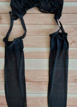 Капронові панчохи з поясом чулки 1182