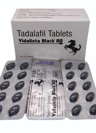 Видалиста блек (vidalista black) 80 мг дженерик сиалис