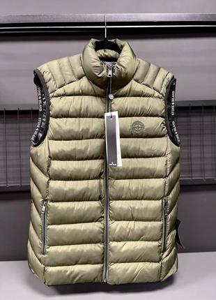 Жилетка мужская в стиле stone island