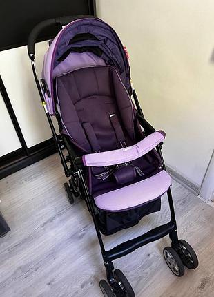 Прогулочная коляска aprica luxuna cts (purple) япония