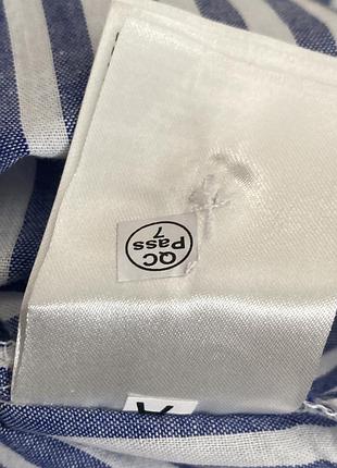 Новая хлопковая рубашка в полоску divided by h&amp;m 34 xxs швеция 🇸🇪