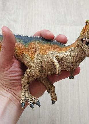 Фигурка динозавра tyrannosaurus rex schleich8 фото