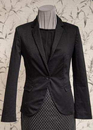 Бавовняний жакет з приталеним силуетом ✂️ zara basic, size s